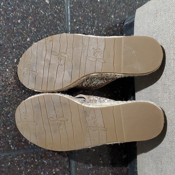 Joie Womens Ianna Espadrille Gold Sandals - Picture 12 of 13